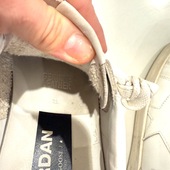GOLDEN GOOSE SUPER STAR ALL WHITE - SIZE 39 EU  (8.5 women's) - Picture 8 of 10